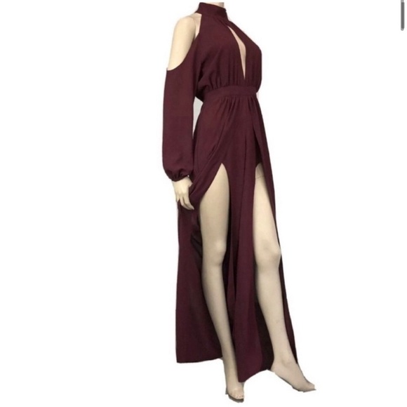 TigER Mist jumpsuit cold shoulder long sleeve S:S - Picture 1 of 16